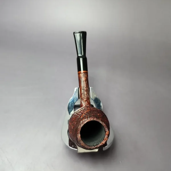 Proxima by Piero Vitale, Contrast Sandblasted Egg Briar Pipe, New - Image 9