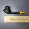 Chris Morgan Signature Sandblasted Long Shank Countryman Estate Briar Pipe, Unsmoked - Image 9