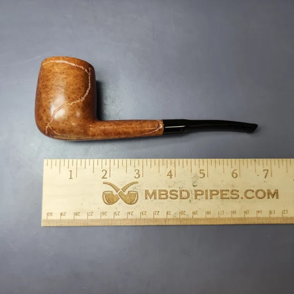 Savinelli Sherwood Rock Briar 811 EX Smooth Lumberman Estate Briar Pipe, Italian Estates - Image 9