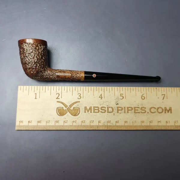 The Dunsboro Pipe by Marxman Rusticated Billiard Estate Briar Pipe, American Estates - Image 10