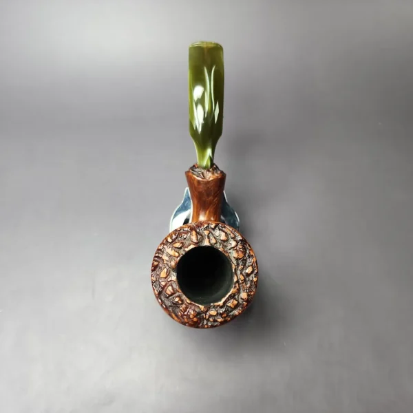 Arendal Algerian Briar Smooth Freehand Estate Briar Pipe, Italian Estates - Image 10
