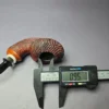SU Pipes Denim Rusticated Mushroom w/ Ivorite & Case Handmade Briar Pipe, New - Image 10