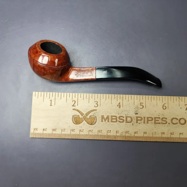 Butz Choquin Trocadero 1027 Smooth Bulldog Estate Briar Pipe, French Estates - Image 10
