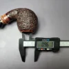 Ser Jacopo Delecta Maxima R1 Rusticated Brandy Estate Briar Pipe, Italian Estates - Image 10
