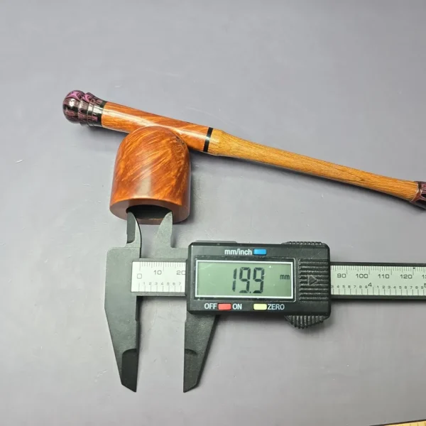 Moonlight Pipes "Ultra-Cavalier" w/Olivewood Handmade Briar Pipe, New - Image 10