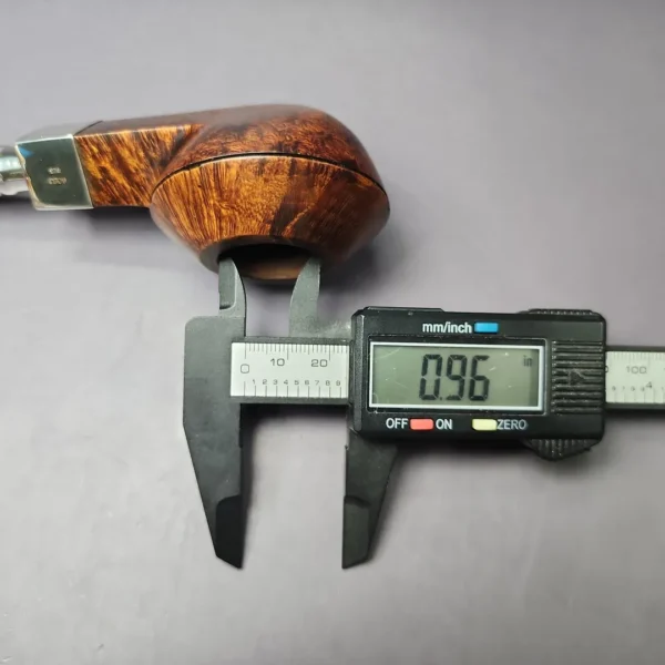 Elwood (Ferndown) "OD 838" Spigot Bulldog Estate Briar Pipe, English Estates 9mm - Image 10