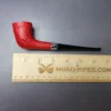 Ashton Claret XX Sandblasted Zulu w/ Silver Estate Briar Pipe, Unsmoked - Image 10