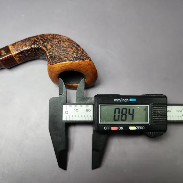 Stanwell Nordic 204 Sandblasted Panel Horn Estate Briar Pipe, Danish Estates - Image 10