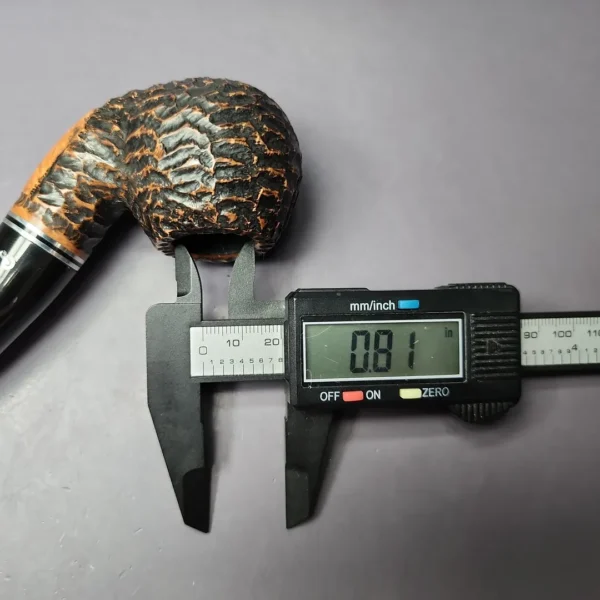 Peterson Dublin Filter XL02 Rusticated Apple Briar Pipe, Fishtail, New, 9mm - Image 10