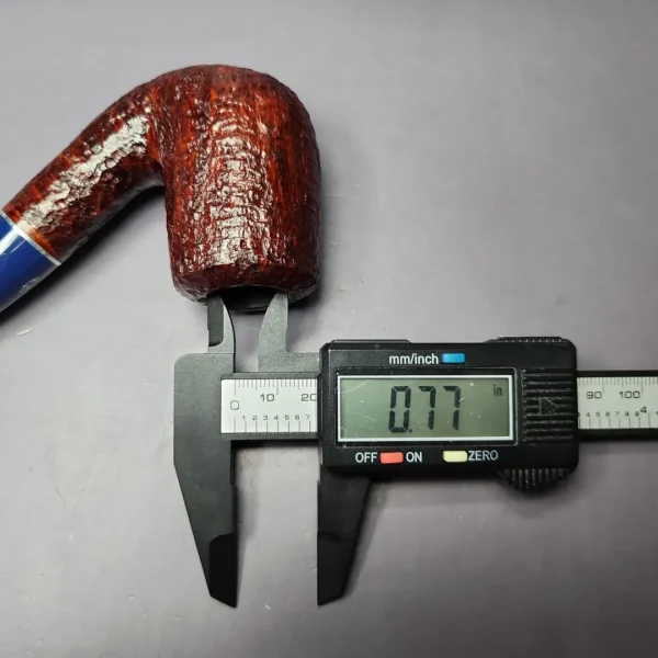 Savinelli Unica U61 Rusticated Bent Billiard Briar Pipe, 6mm, New - Image 10