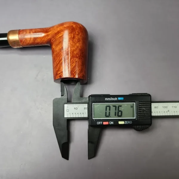 4th Generation (by Ascorti) Forza Fiano Prima 1882 Smooth Stack Estate Briar Pipe, Unsmoked - Image 10