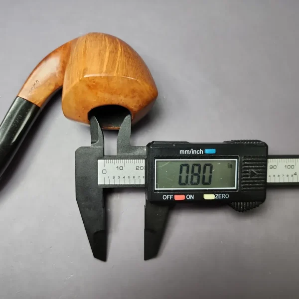 Ed Burak Connoisseur Smooth Panel Calabash Estate Briar Pipe, American Estates - Image 10