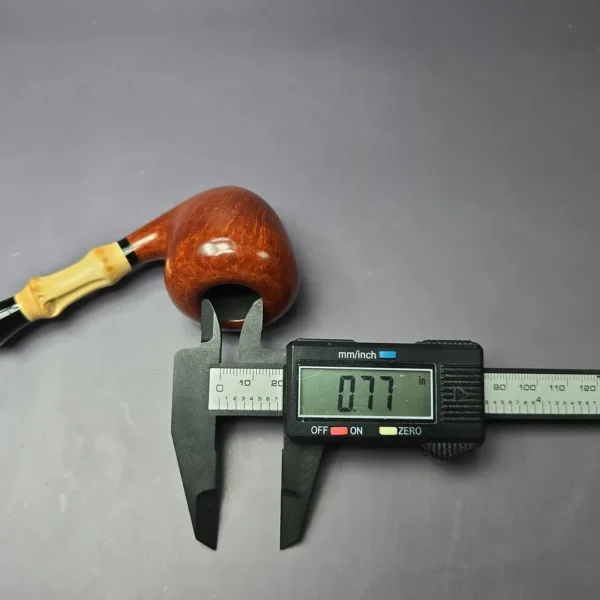 Stanwell Smooth Peewit w/ Bamboo Estate Briar Pipe, Unsmoked - Image 10