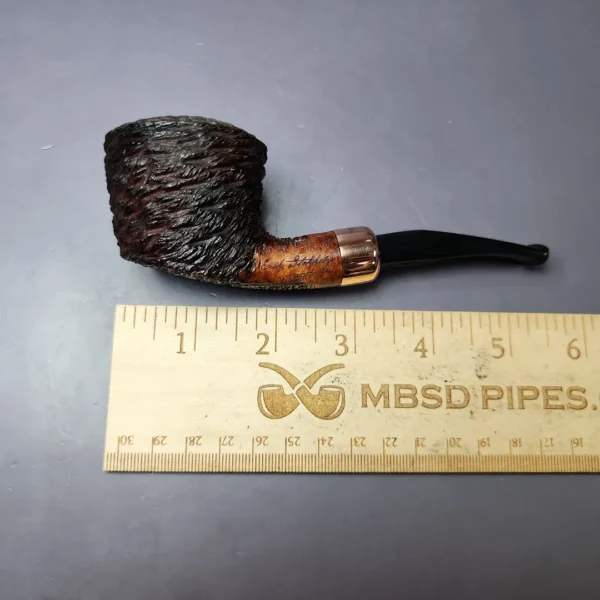 4th Generation (by Ascorti) Forza Grappa 1897 Rusticated Dublin Estate Briar Pipe, Unsmoked - Image 10