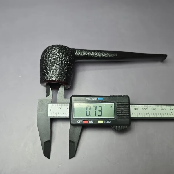 J Mouton Partially Sandblasted Liverpool Handmade Briar Pipe, New - Image 10