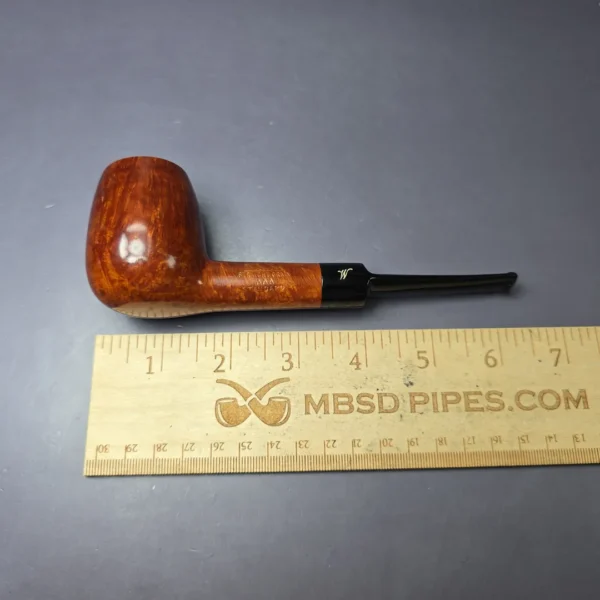 Willmer Straight Grain AAA Standard Smooth Billiard Estate Briar Pipe, Unsmoked - Image 10
