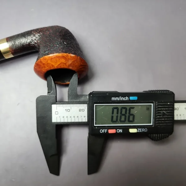 Brebbia Gemma 88 Sandblasted Dublin Estate Briar Pipe, Italian Estates - Image 10