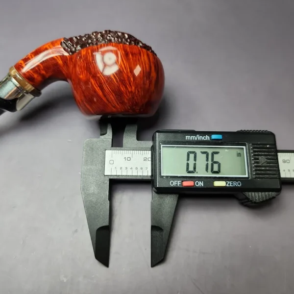 Neerup Classic Partially Rusticated Apple Estate Briar Pipe, Danish Estates - Image 10