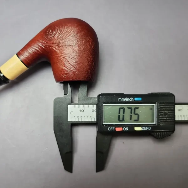 MBSD Briars by Piero Vitale Sandblasted Brandy w/ Olivewood Briar Pipe, New - Image 10