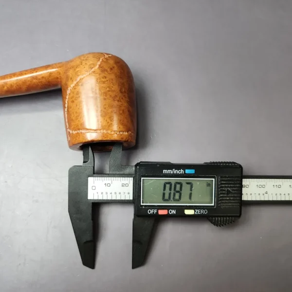 Savinelli Sherwood Rock Briar 811 EX Smooth Lumberman Estate Briar Pipe, Italian Estates - Image 10