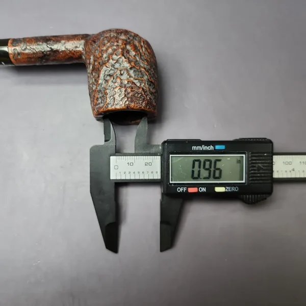 Barling King 6199 Sandblasted Billiard Estate Briar Pipe, English Estates - Image 11