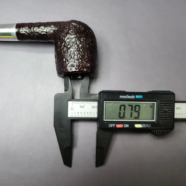 Kaywoodie Silhouette 51 Sandblasted Billiard Estate Briar Pipe, Unsmoked - Image 11