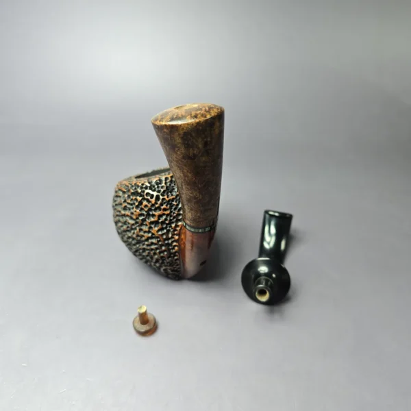 Moonlight Pipes "Sprouting Seed" Handmade Briar Pipe, New - Image 11
