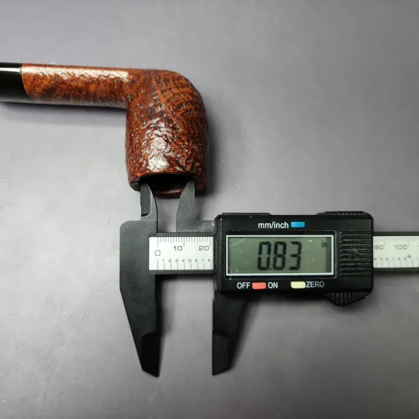 Viby 015 Sandblasted Pear Estate Briar Pipe, Danish Estates - Image 11