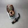 Ser Jacopo Delecta Maxima R1 Rusticated Brandy Estate Briar Pipe, Italian Estates - Image 11
