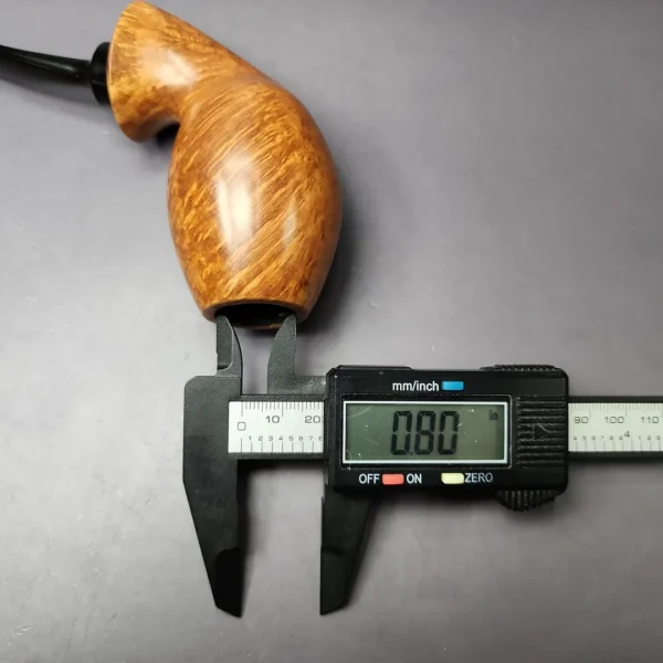 Kurt Huhn Smooth Egg Estate Briar Pipe, Unsmoked - Image 11