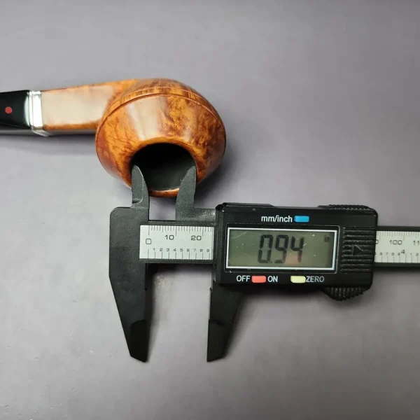 Ser Jacopo La Fuma Smooth Bulldog w/Silver Estate Briar Pipe, Italian Estates, 9mm - Image 11