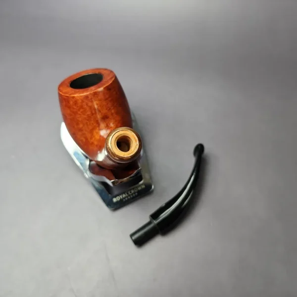 4th Generation (by Ascorti) Forza Fiano Prima 1855 Smooth Bent Billiard Estate Briar Pipe, Unsmoked - Image 11