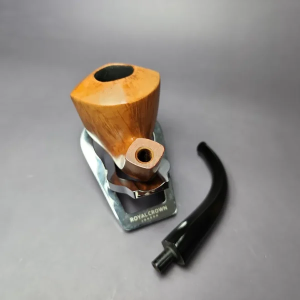 Ed Burak Connoisseur Smooth Panel Calabash Estate Briar Pipe, American Estates - Image 11