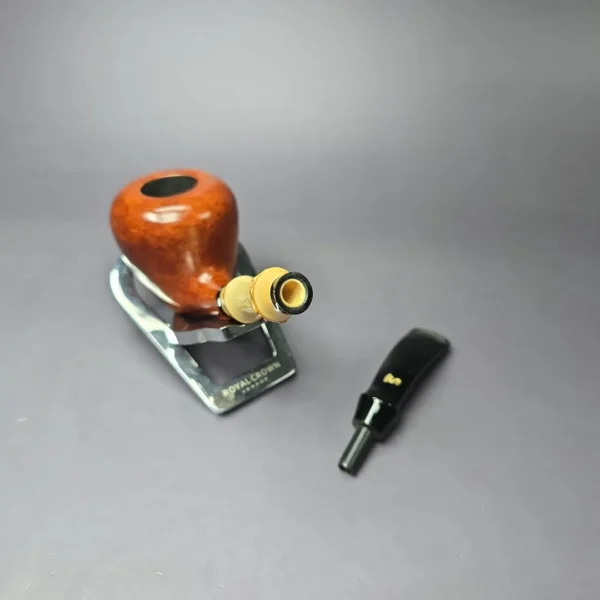 Stanwell Smooth Peewit w/ Bamboo Estate Briar Pipe, Unsmoked - Image 11