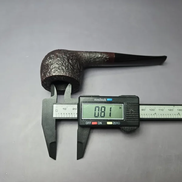 Ingo Garbe Sandblasted Oval Shank Pot Estate Briar Pipe, Danish Estates - Image 11