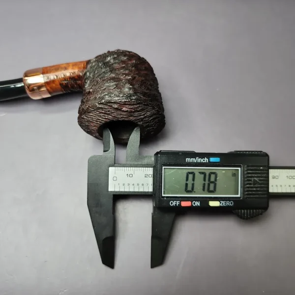 4th Generation (by Ascorti) Forza Grappa 1897 Rusticated Dublin Estate Briar Pipe, Unsmoked - Image 11