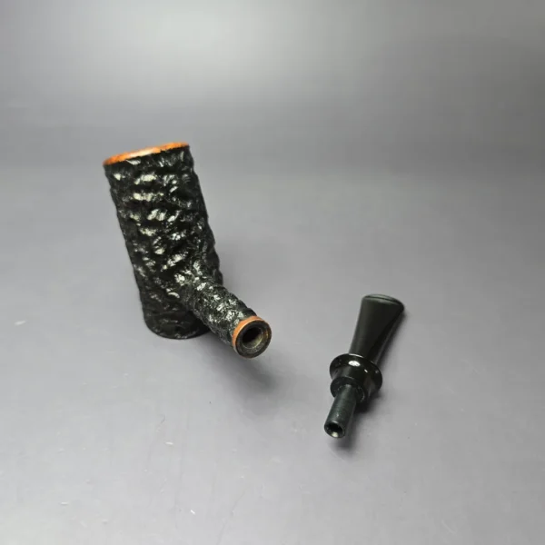 Mike Sebastian Bay Rusticated Hobo Poker Estate Briar Pipe, Danish Estates - Image 11