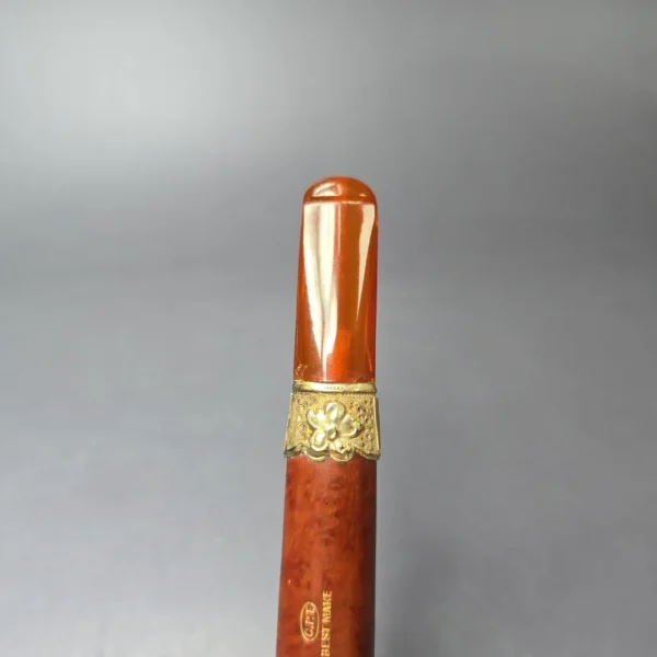 19th c. CPF Best Make Smooth Canadian w/ Gold Antique Estate Briar Pipe, Unsmoked - Image 11