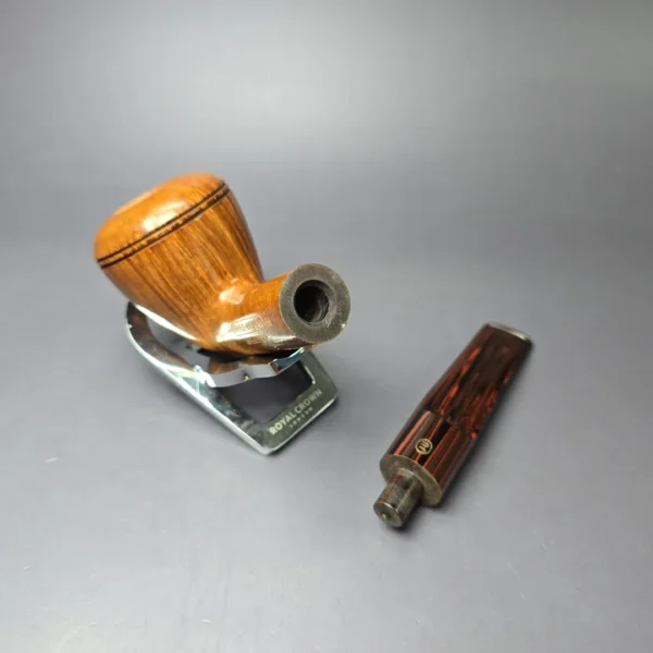 James Upshall Empire Ambassador Rhodesian w/Cumberland Estate Briar Pipe, Unsmoked - Image 11