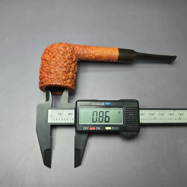 Savinelli Pre-1970 Capri Root Briar 1014 Rusticated Billiard Estate Briar Pipe, Unsmoked - Image 11