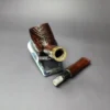 Caesare Barontini Padua 02 Sandblasted Lovat Estate Briar Pipe, Unsmoked, 9mm - Image 11