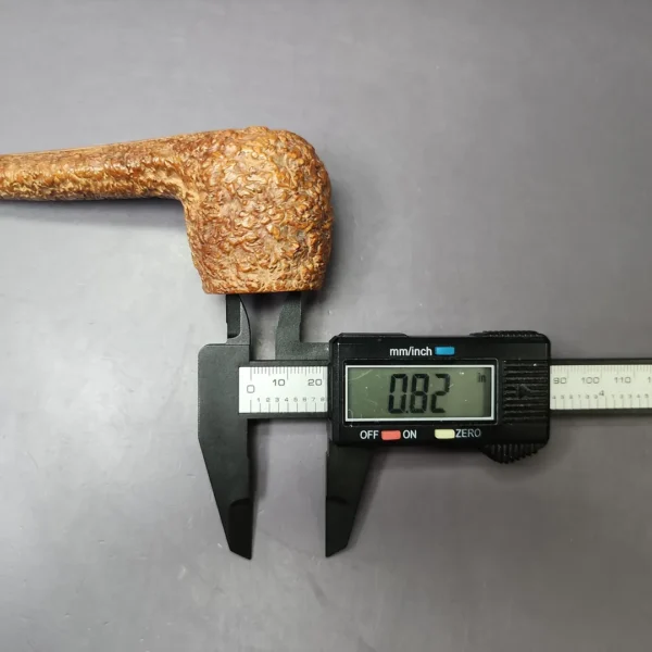 Castello Natural Vergin KK Rusticated Canadian Estate Briar Pipe, Italian Estates - Image 11