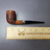 Mastro de Paja 0B Rusticated Billiard w/ Silver Estate Briar Pipe, Italian Estates - Image 11