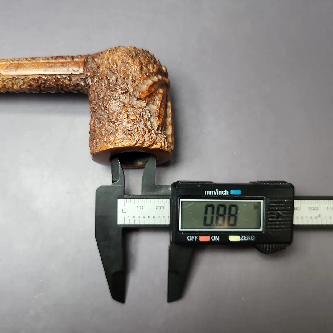 Sam Martin Christmas 1991 Carved Liverpool Estate Briar Pipe, American Estates - Image 11