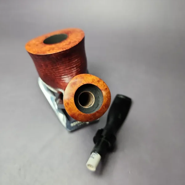 Manfred Hortig Rusticated Freehand Estate Briar Pipe, Unsmoked, 9mm - Image 11
