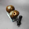 HS Studio Smooth Golden Contrast Acorn Estate Briar Pipe, Unsmoked - Image 11