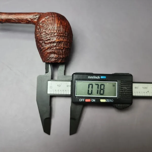 Proxima by Piero Vitale, Contrast Sandblasted Egg Briar Pipe, New - Image 11