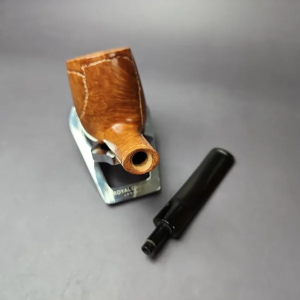 Savinelli Sherwood Rock Briar 811 EX Smooth Lumberman Estate Briar Pipe, Italian Estates - Image 11