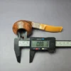 RD Pipes by Ron Powell Contast Sandblasted Bulldog Briar Pipe, New - Image 11