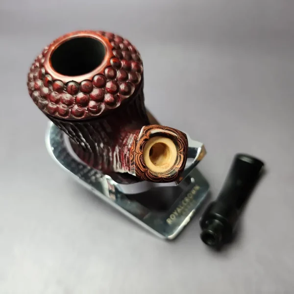 Md. Angga Rusticated Calabash w/ Cumberland Handmade Briar Pipe, New - Image 11